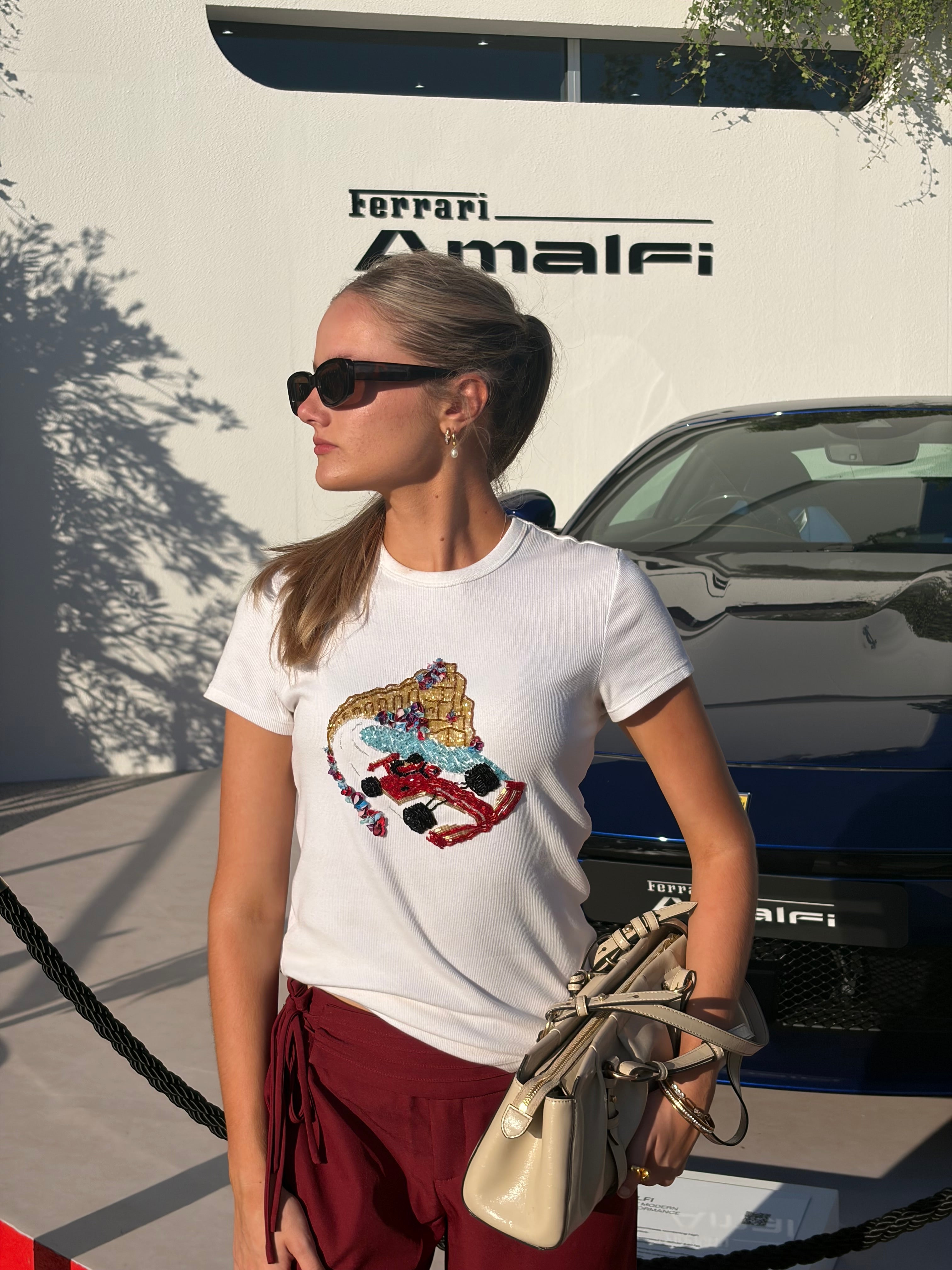 Beaded F1 Shirt - Monaco