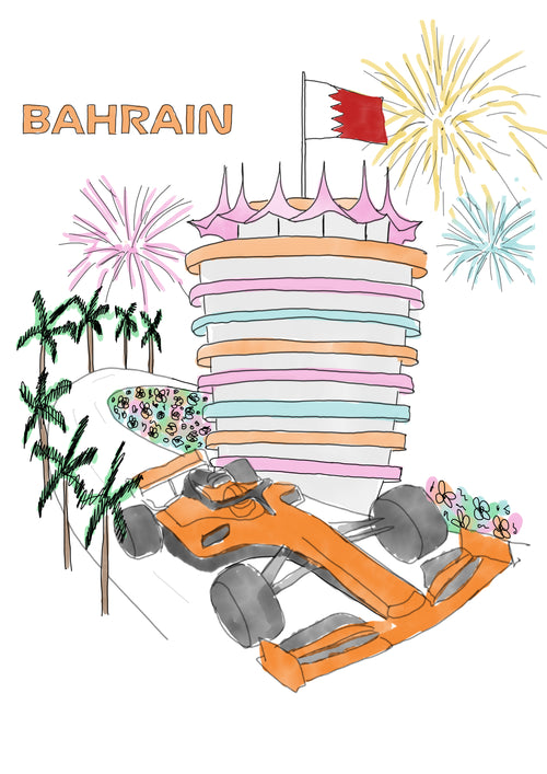 Beaded F1 Shirt - Bahrain