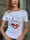 Beaded F1 Shirt - LAS VEGAS ✨