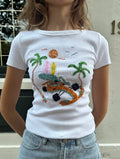 Beaded F1 Shirt - Miami