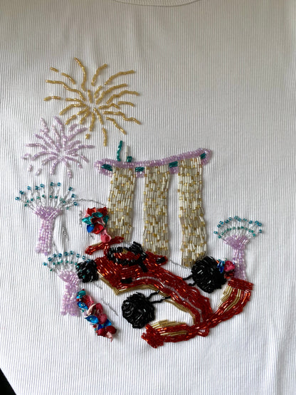 Beaded F1 Shirt - Singapore