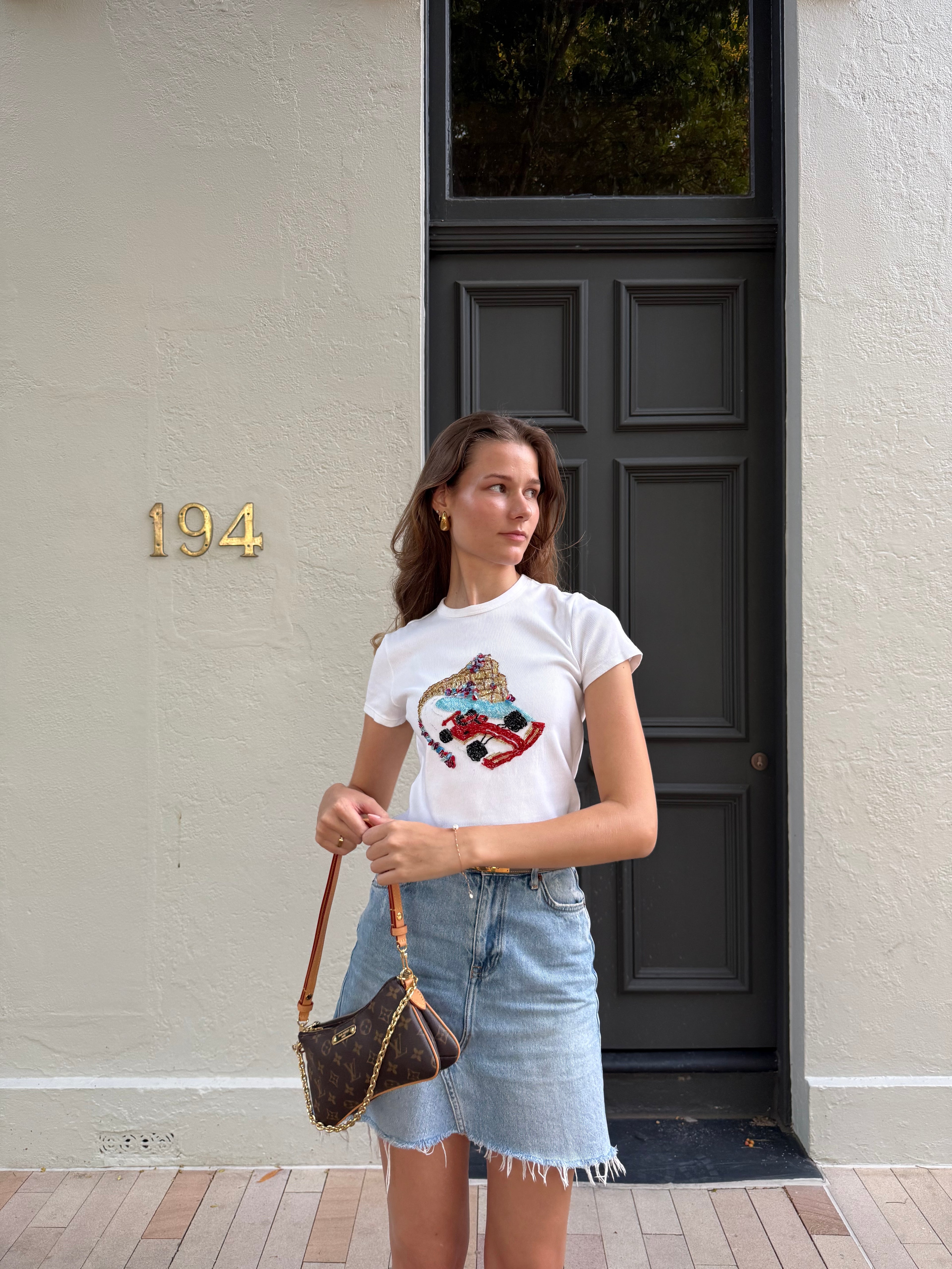 Beaded F1 shirt - Monaco